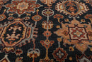 3’1” x 4’11" Hand Knotted Wool Arts & Crafts Traditional Oriental Area Rug Blue