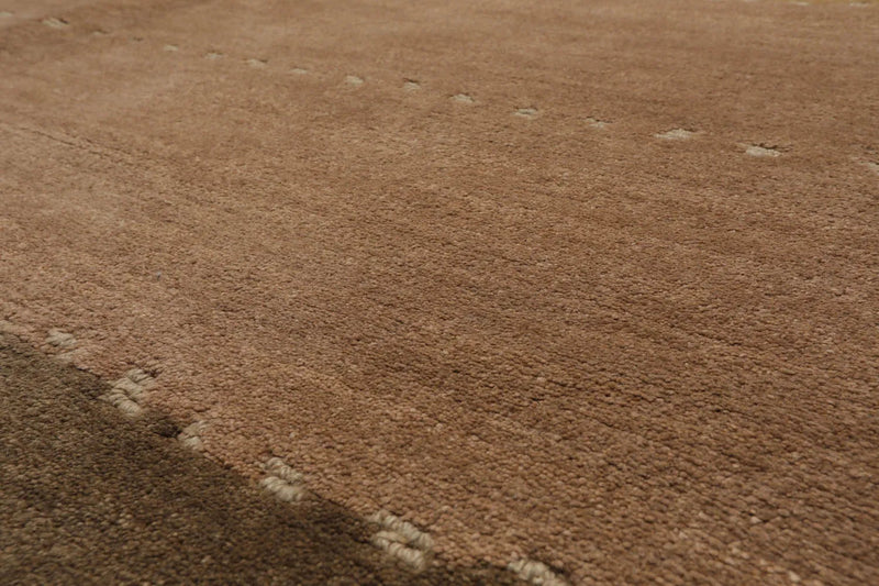 6x9 Taupe Hand Knotted Tibetan 100% Wool Tufenkian Modern & Contemporary Oriental Area Rug