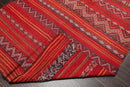 5x7 Rusty Red Caucasian Hand-Woven Wool Semi Antique Kilim Oriental Area Rug