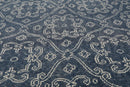 5' x 8' Hand Knotted 100% Wool Oriental Traditional Oriental Area Rug Blue