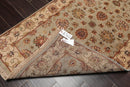 3’ x 5’1" Hand Knotted Wool Traditional Indo Kashan Oriental Area Rug Mint, Tan