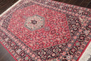5'6'' x 7'11'' Hand Knotted Rare Romanian Ferahaan 100% Wool Area Rug Pink Black