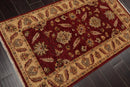 3’ x 5’ Hand Knotted 100% Wool Peshawar Traditional Oriental Area Rug Red