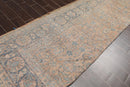 6'10" x 10'8" Antique Hand Knotted Wool Kashaan 300 KPSI Oriental Area Rug Brown