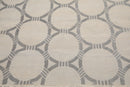 9'4" x 12'2" Hand Knotted Wool Contemporary High Low Pile Oriental Area Rug Tone on Tone Gray