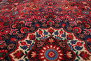 6'3'' x 8'11'' Hand Knotted Wool Bidjaar 200 KPSI Oriental Area Rug Rusty Red