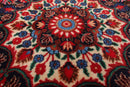 6'3'' x 8'11'' Hand Knotted Wool Bidjaar 200 KPSI Oriental Area Rug Rusty Red