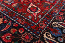 6'3'' x 8'11'' Hand Knotted Wool Bidjaar 200 KPSI Oriental Area Rug Rusty Red