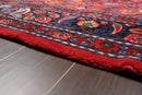 6'3'' x 8'11'' Hand Knotted Wool Bidjaar 200 KPSI Oriental Area Rug Rusty Red
