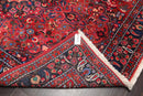 6'3'' x 8'11'' Hand Knotted Wool Bidjaar 200 KPSI Oriental Area Rug Rusty Red