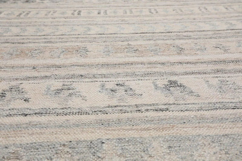 5' x 8' Hand Woven Wool Southwestern Flatweave Kilim Oriental Area Rug Beige