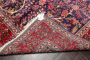 6'6'' x 9'10" Hand Knotted Wool Tabrizz Oriental Area Rug Royal Blue