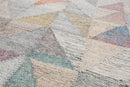 5' x 8' Indoor OutdoorHand Woven 100% Recycled PET Yarn Modern Kilim Area Rug