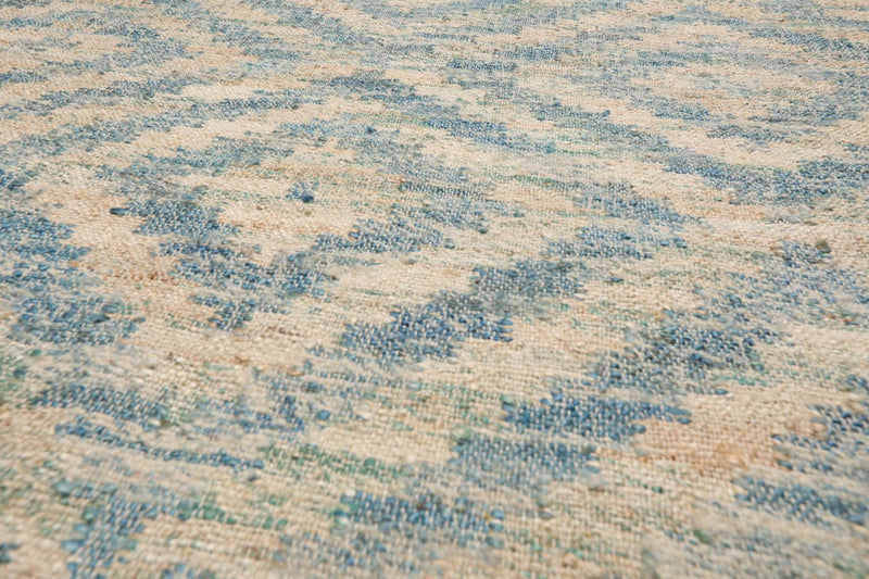 5'9" x 7'2" Hand Woven Natural Fiber Jute Southwestern Flatweave Kilim Area Rug