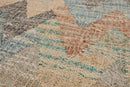 5’7” x 7’6” Hand Woven Natural Fiber Jute Southwestern Flatweave Kilim Area Rug