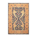 5x8 Midnight Blue Hand Knotted 100% Wool Reversible Oriental Area Rug