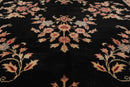 6' x 9' Hand Knotted 100% Wool Rare Romanian Saroukk Area Rug Black