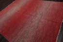 8' x 10' Hand Knotted 100% Wool Modern Oriental Area Rug Red, Gray, Beige