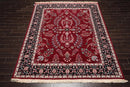 8'3'' x 10'4'' Hand Knotted Wool PakPersian 16/18 Saroukk 300 KPSI Area Rug Wine