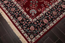 8'3'' x 10'4'' Hand Knotted Wool PakPersian 16/18 Saroukk 300 KPSI Area Rug Wine