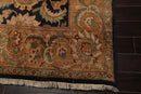 9x12 Charcoal, Tan Hand Knotted 100% Wool Agra Traditional Oriental Area Rug
