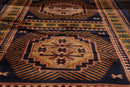 2'7"x 14'10" Runner Hand Knotted Wool Bokhaara High Sheen 300 KPSI Area Rug Navy