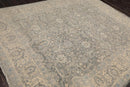 8’x10’ Hand Knotted Wool Sand Blast Peshawar 200 KPSI Oriental Area Rug Gray