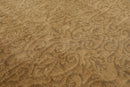 4'1'' x 6' Hand Knotted Tibetan 100% Wool Patterned Oriental Area Rug Gold