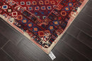 8'1" x 11'6" Machine Made 100% Wool Area Rug Red Made in USA