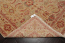 6’3” x 8’8" Authentic Hand Knotted Wool Turkish Oushak Oriental Area Rug Beige