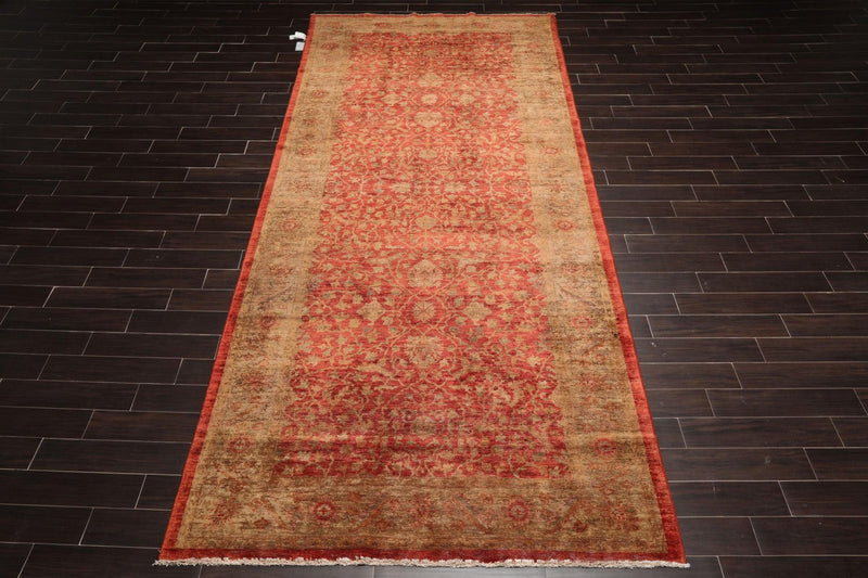 6'1" x 14'10" Hand Knotted Peshawar Palace Runner Silky Sheen 200 KPSI Area Rug Red