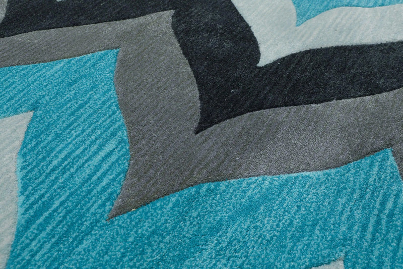 5x8 Gray Hand Tufted Handmade Polyester Designer Modern & Contemporary Oriental Area Rug