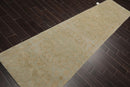 2'10" x 11'10" Hand Knotted Wool/Silk Runner Tibetan Area Rug Mint