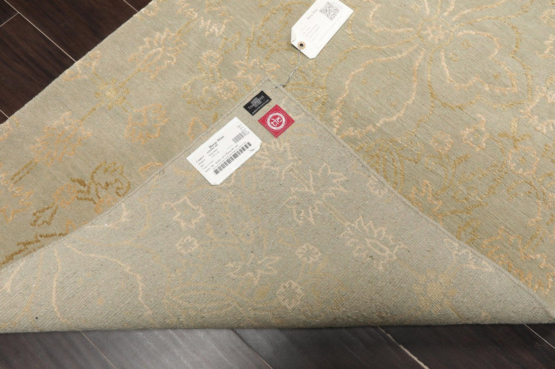 2'10" x 11'10" Hand Knotted Wool/Silk Runner Tibetan Area Rug Mint