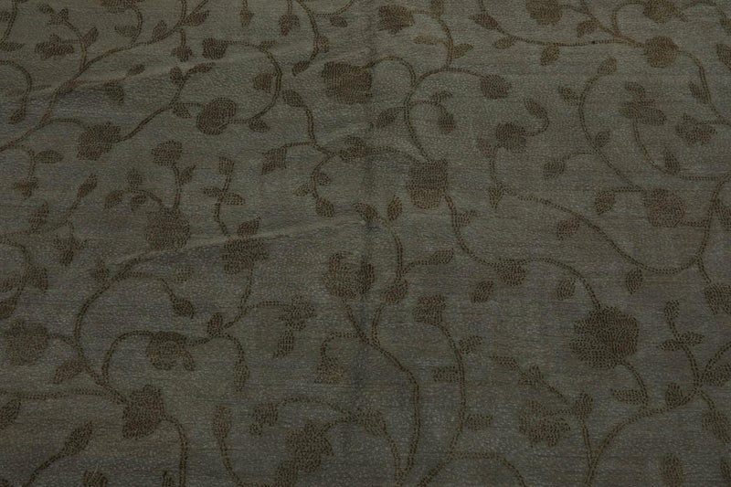 6’ x 9’2" Lapchi Hand Knotted 100% Wool Dropstitch Tibetan Area Rug Gray, Green