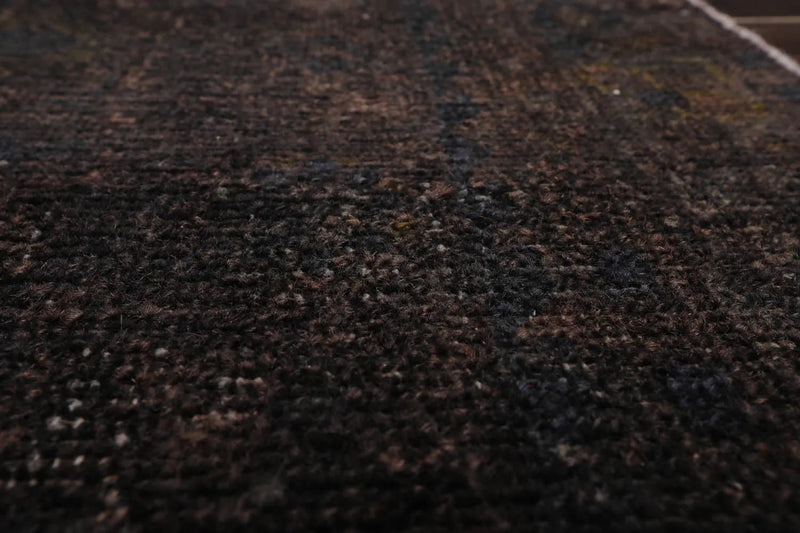 2' 6''x9' 10'' Runner Charcoal Hand Knotted Turkish Oushak 100% Wool Oushak Modern & Contemporary Oriental Area Rug