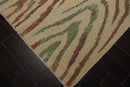 8’5”x11’6" Hand Knotted 100% Wool Peshawar Modern Oriental Area Rug Beige