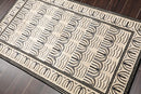 3' x 4'11" Hand Knotted Tibetan Wool & Silk Hip Designer 200 KPSI Area Rug Cream