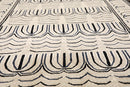 3' x 4'11" Hand Knotted Tibetan Wool & Silk Hip Designer 200 KPSI Area Rug Cream