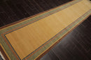 2'10''x13'10' Runner Gold, Brown Hand Knotted Tibetan 100% Wool Michaelian & Kohlberg Traditional Oriental Area Rug Light