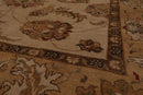 7’11”x9’4" Authentic Hand Knotted Wool Turkish Oushak Oriental Area Rug Beige