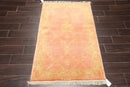 3'1'' x 4'10'' Hand Knotted 100% Wool Oushak Traditional Area Rug Salmon