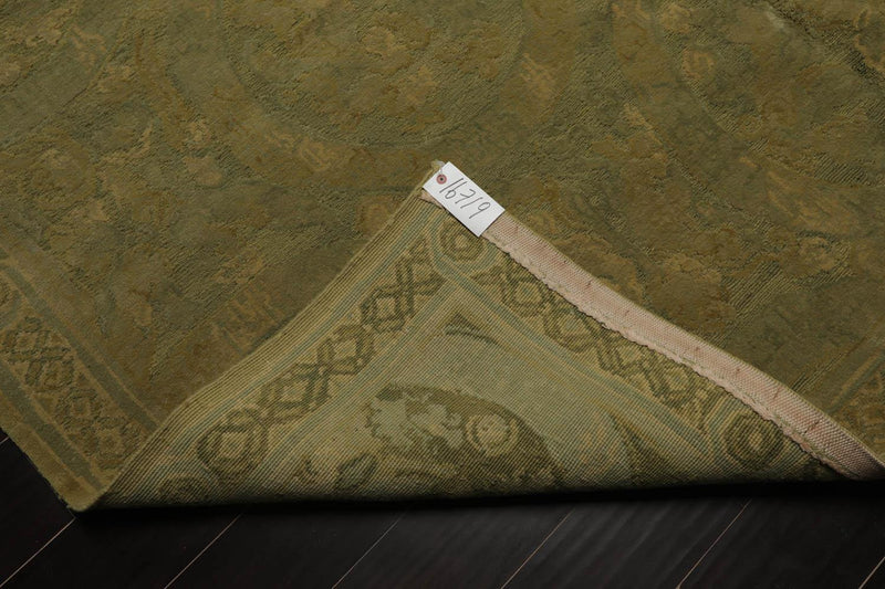 7’11”x 10’1" Hand Knotted Wool French Aubusson Savonnerie Area Rug Mint