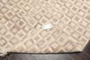 5'1'' x 8'6'' Hand Knotted Wool Modern Area Rug Beige, Brown