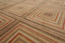 6’ x 8’9” Hand Knotted 100% Wool Modern Tibetan Oriental Area Rug Tan, Beige