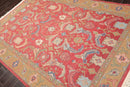 6'2'' x 9'2'' Hand Knotted Wool Arts & Craft Area Rug Rose