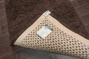 3x5 Chocolate Handmade Shag 100% Wool Modern & Contemporary Oriental Area Rug