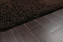 3x5 Chocolate Handmade Shag 100% Wool Modern & Contemporary Oriental Area Rug