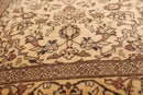 3'4'' x 4'10'' Hand Knotted Wool Kashan Traditional Oriental Area Rug Caramel