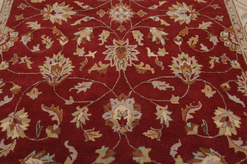 8x10 Rusty Red, Multi  Hand Tufted Hand Made 100% Wool Traditional Oriental Area Rug